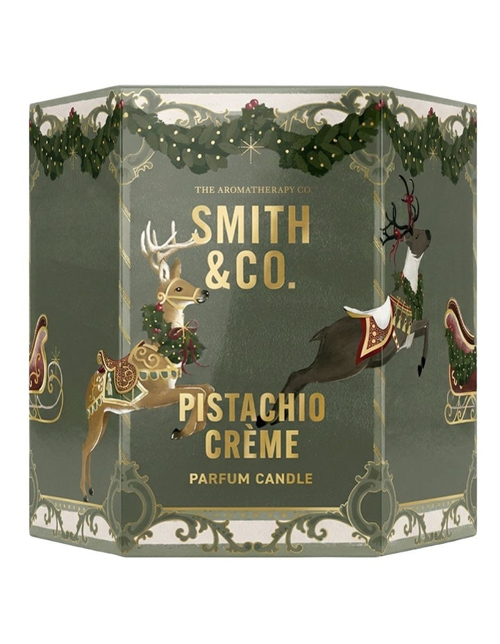 Smith & Co Festive Pistachio Creme Candle 80g