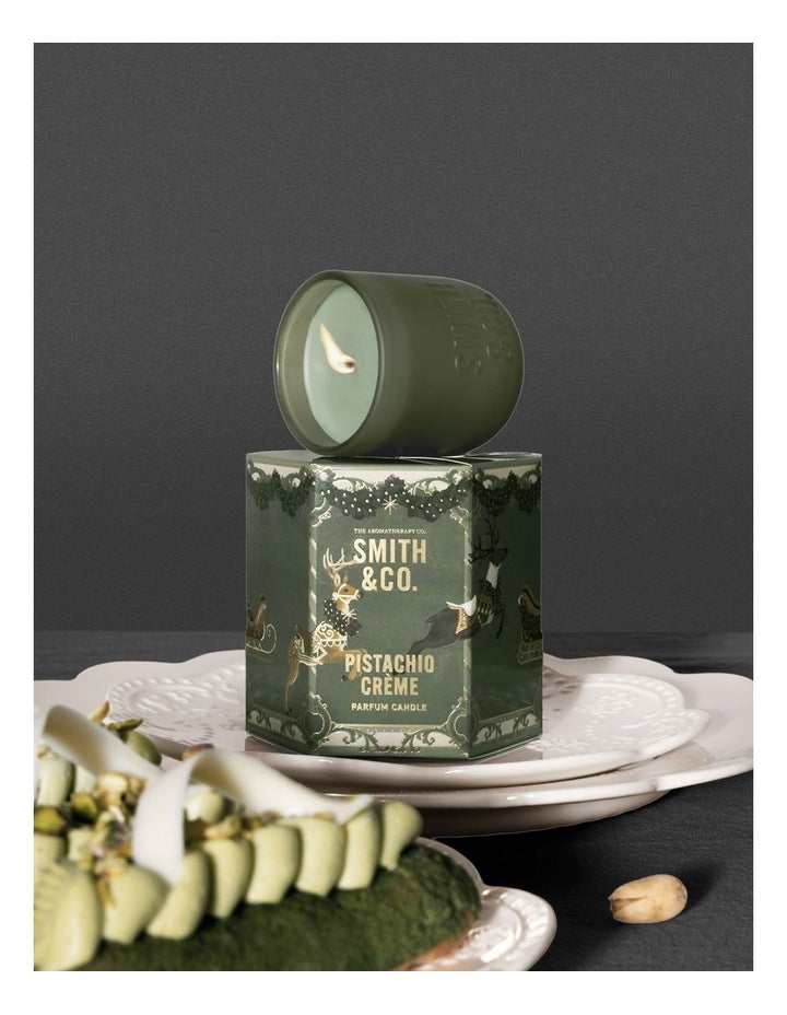 Smith & Co Festive Pistachio Creme Candle 80g
