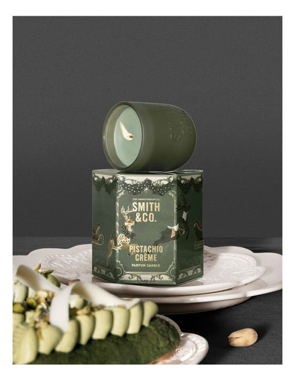 Smith & Co Festive Pistachio Creme Candle 80g