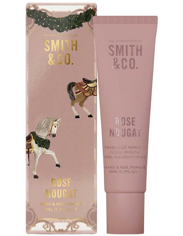 Smith & Co Festive Rose Nougat Hand Cream 50mL