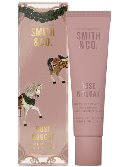 Smith & Co Festive Rose Nougat Hand Cream 50mL