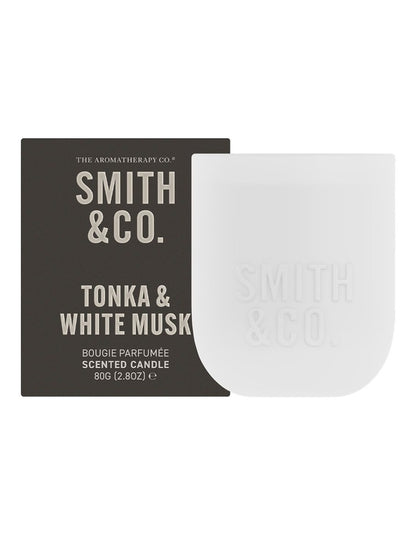 Tonka & White Musk Candle 80g