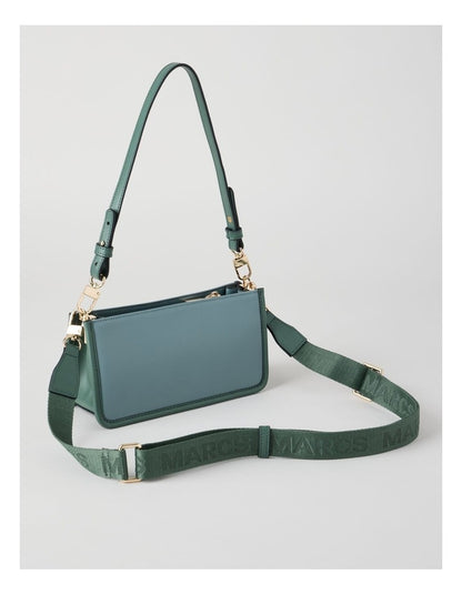 Lucerne Shoulder Bag in Peacock Green