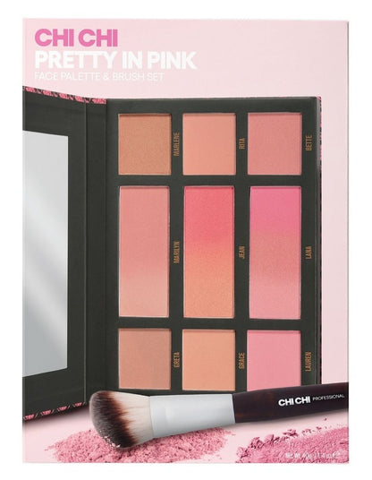 Pretty in Pink face palette & brush set
