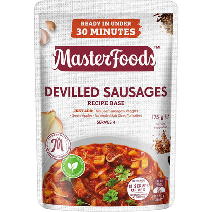 MasterFoods Devilled Sausages Recipe Base 175g