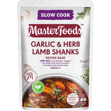 MasterFoods Garlic & Herb Lamb Shanks Slow Cook Recipe Base 175g
