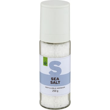 Woolworths Sea Salt Refillable Grinder 250g