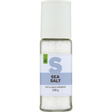 Woolworths Sea Salt Refillable Grinder 250g