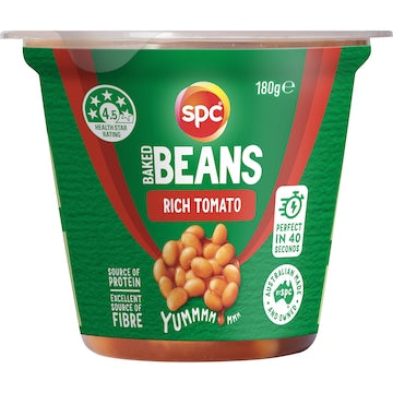 SPC Baked Beans Rich Tomato Snack Pot 180g