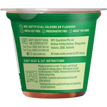SPC Baked Beans Rich Tomato Snack Pot 180g