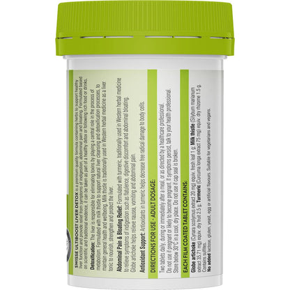 Swisse Ultiboost Liver Detox Tablets For Digestiive Health 60 pack