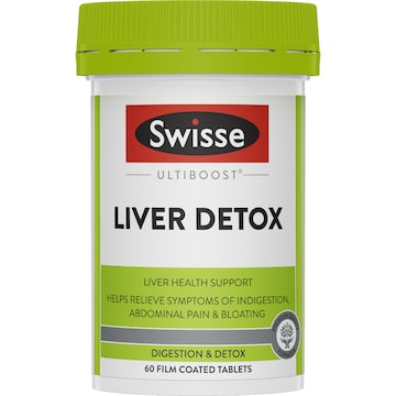 Swisse Ultiboost Liver Detox Tablets 60 pack
