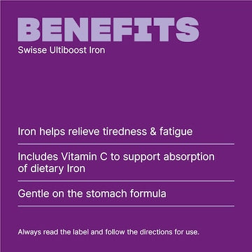 Swisse Ultiboost Iron Tablets Helps Relieve Fatigue 30 pack