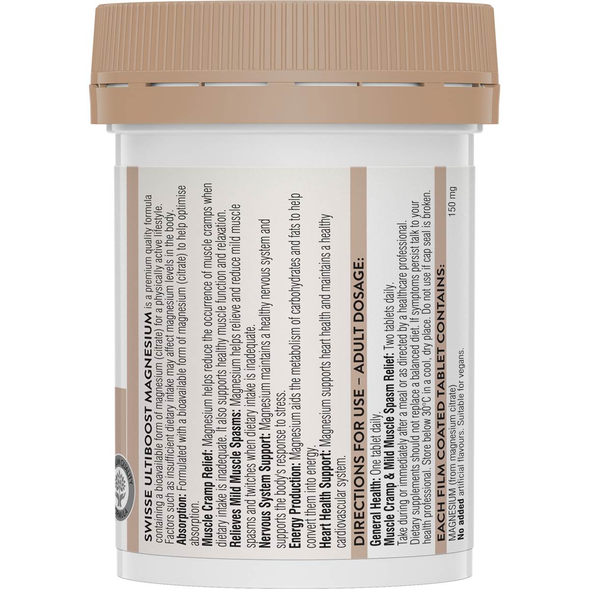 Swisse Ultiboost Magnesium Tablets 60 pack
