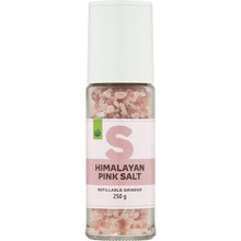 Woolworths Himalayan Pink Salt Refillable Grinder 250g