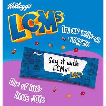 Kellogg's LCMs Kaleidos Rice Bubbles Snack Bars 5 pack
