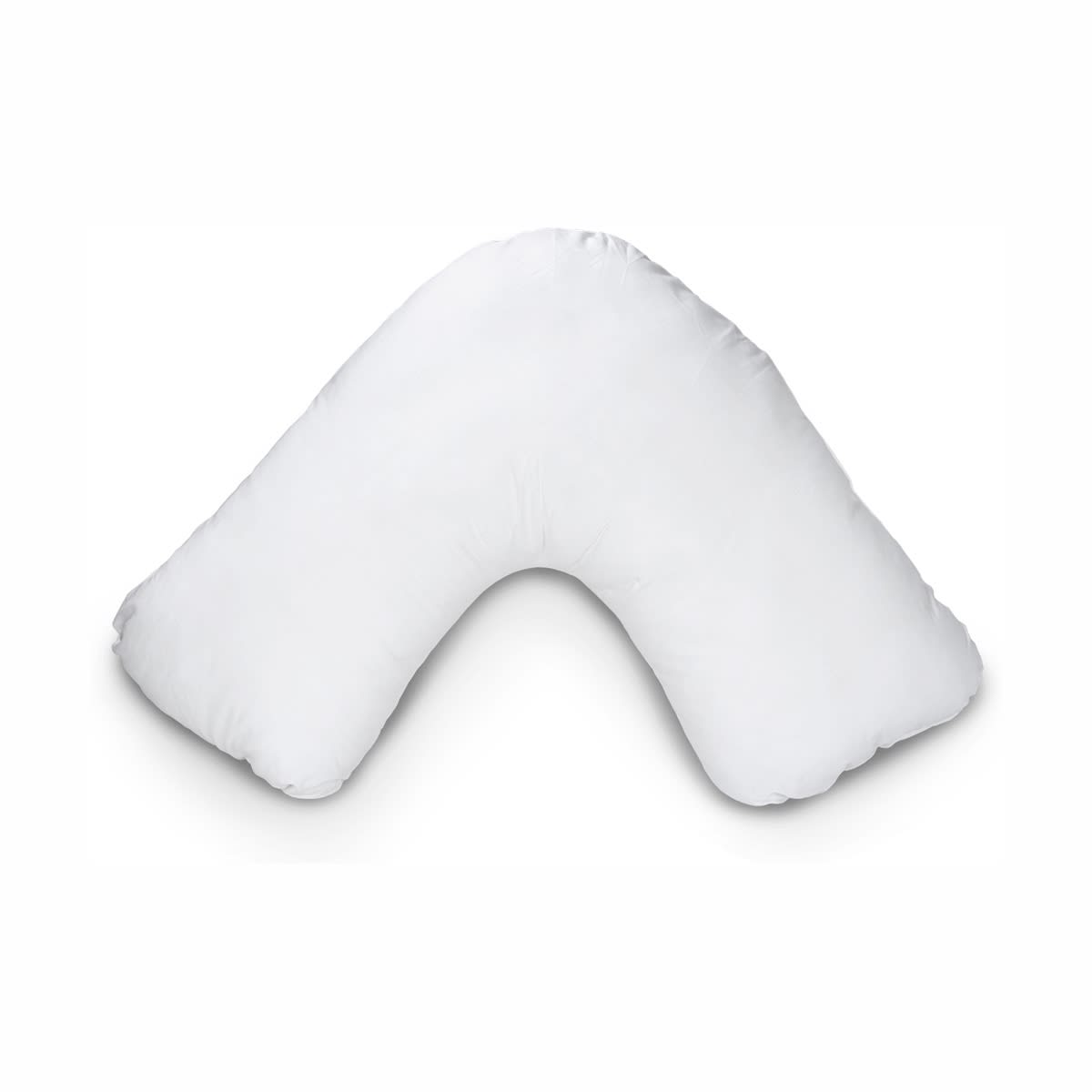 Cotton Cover U-Shape Pillow - White