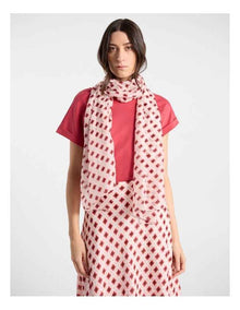 Daphne Silk Scarf in Watermelon Multi