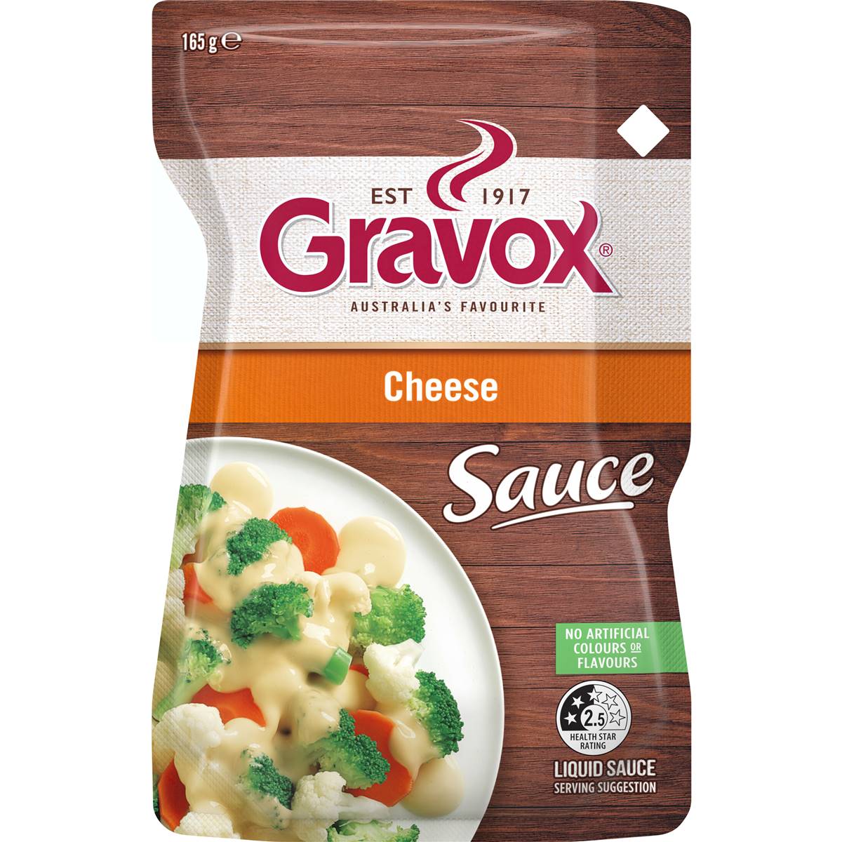 Gravox Cheese Sauce Liquid Pouch 165g