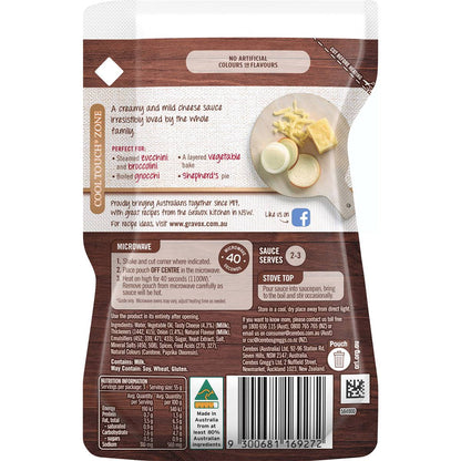 Gravox Cheese Sauce Liquid Pouch 165g