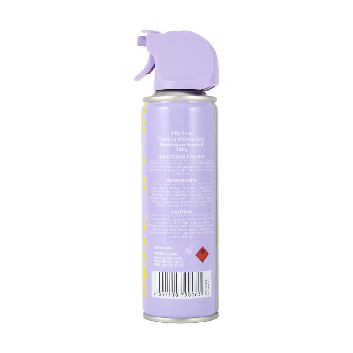 OXX Bodycare Silly Soap Foaming Stringy Soap 180g - Bubblegum Scented