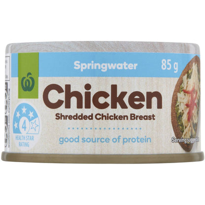 Woolworths Chicken Springwater 85g