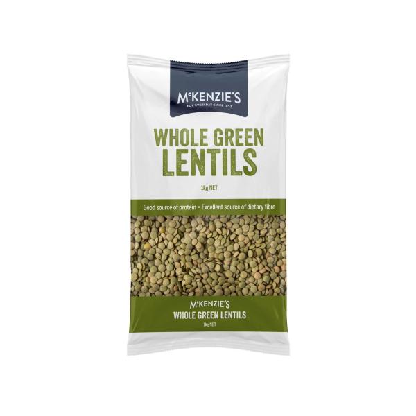 MCKENZIES GREEN LENTILS 1KG