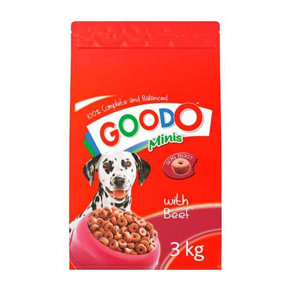 GOOD-O DOG WITH BEEF DRY DOG FOOD 3KG