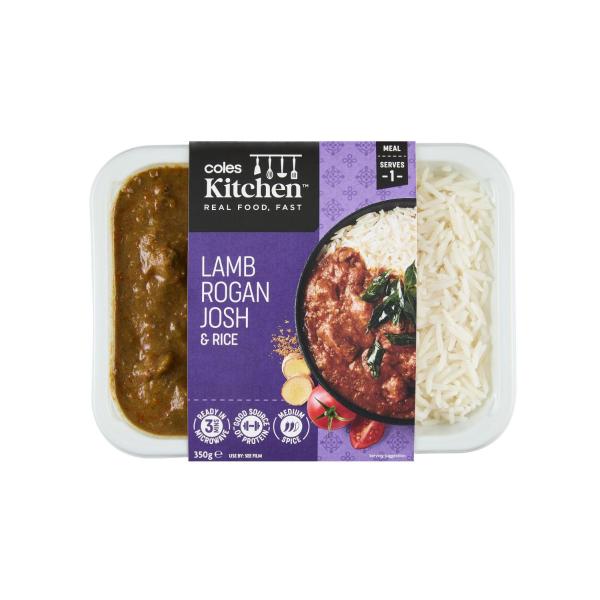 COLES KITCHEN LAMB ROGAN JOSH & RICE