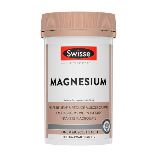 SWISSE ULTIBOOST MAGNESIUM TABLETS 200PK