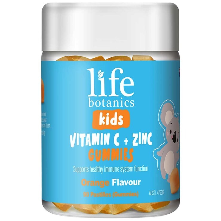Life Botanics Kids Vitamin C And Zinc Gummies 90 Pack