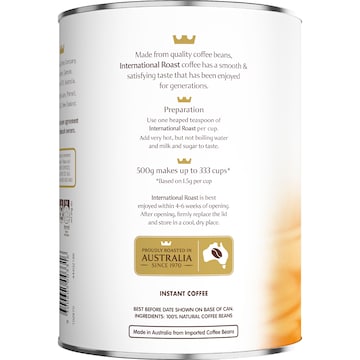 International Roast Instant Coffee 500g