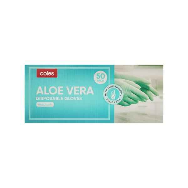 Disposable Gloves Aloe Vera Medium