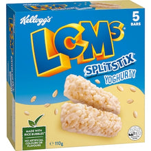 Kellogg's LCMs Split Stix Yoghurty Rice Bubbles Snack Bars 5 pack