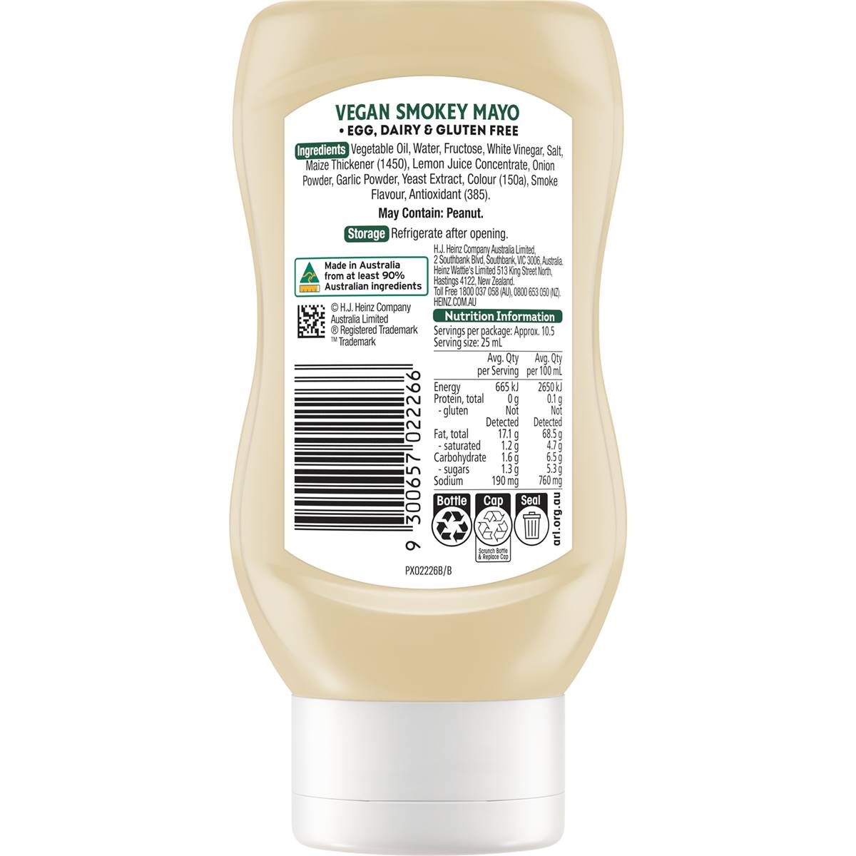 Heinz Vegan Smokey Mayo 270ml