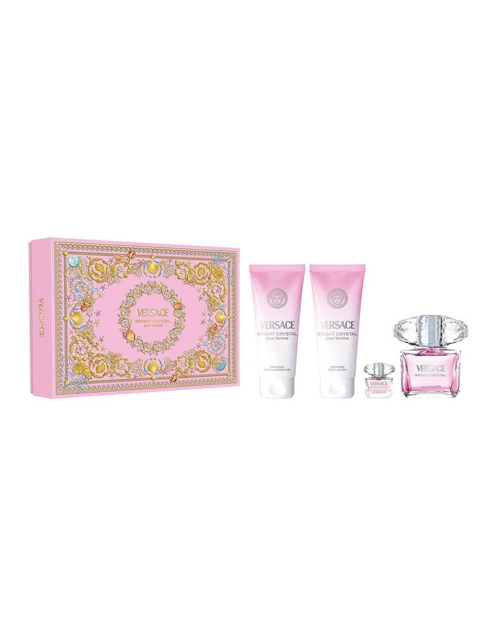 Bright Crystal EDT 90ml Set (EDT 90ml & Bath & Shower Gel 100ml & 5ml & BL 100ml)