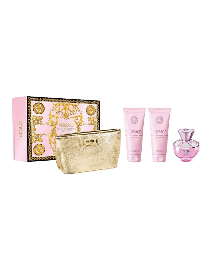 Dylan Blush Pink EDP 100ml Set (EDP 100ml & Bath & SG 100ml & BL 100ml + Pouch GWP)