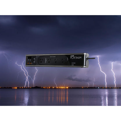 Crest Platinum 4 Socket Equipment Protector w/ TV & Data Protection Power Board