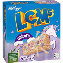 Kellogg's LCMs Unicorn Rice Bubbles Snack Bars 5 pack