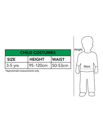 DC COMICS BATMAN PREMIUM CHILD COSTUME SIZE 3-5 YRS