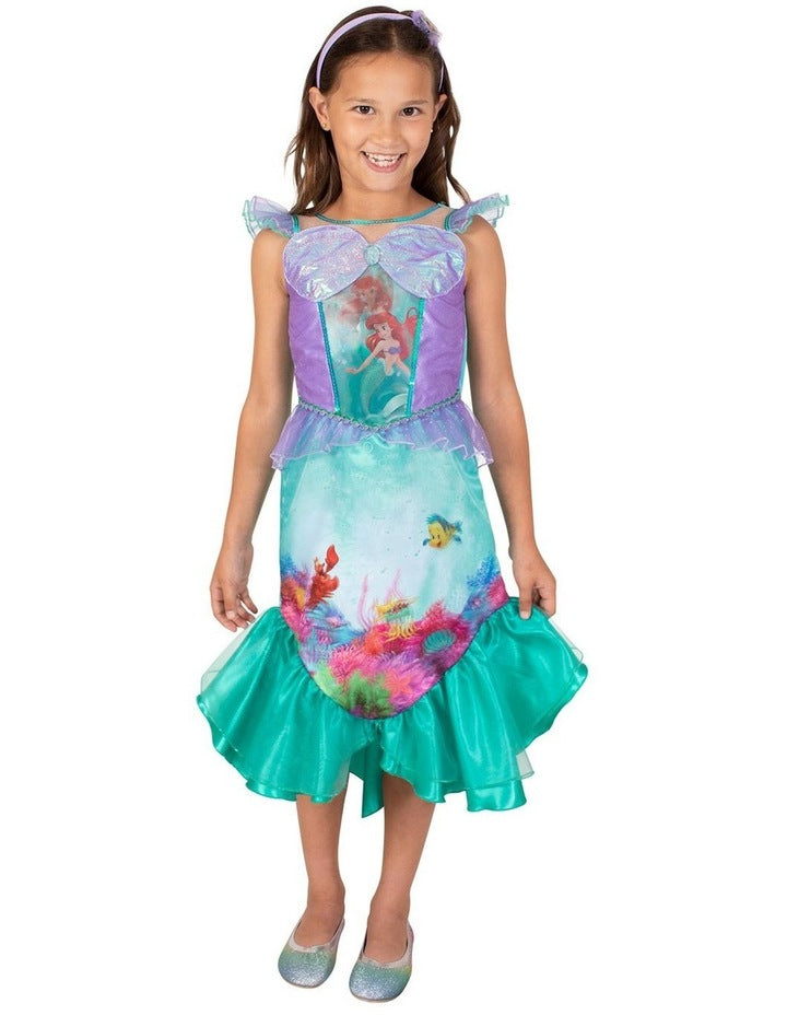 DISNEY PRINCESS ARIEL THE LITTLE MERMAID PREMIUM CHILD COSTUME SIZE 6-8 YRS