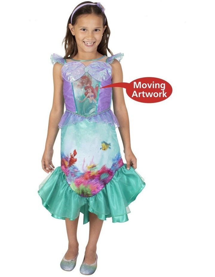 DISNEY PRINCESS ARIEL THE LITTLE MERMAID PREMIUM CHILD COSTUME SIZE 6-8 YRS