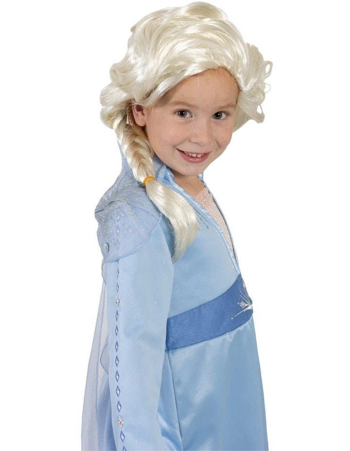 DISNEY FROZEN ELSA PREMIUM CHILD COSTUME & WIG SIZE 4-6 YRS