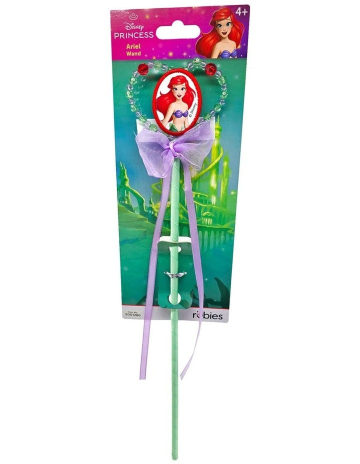 DISNEY PRINCESS ARIEL THE LITTLE MERMAID BEADED CHILD WAND