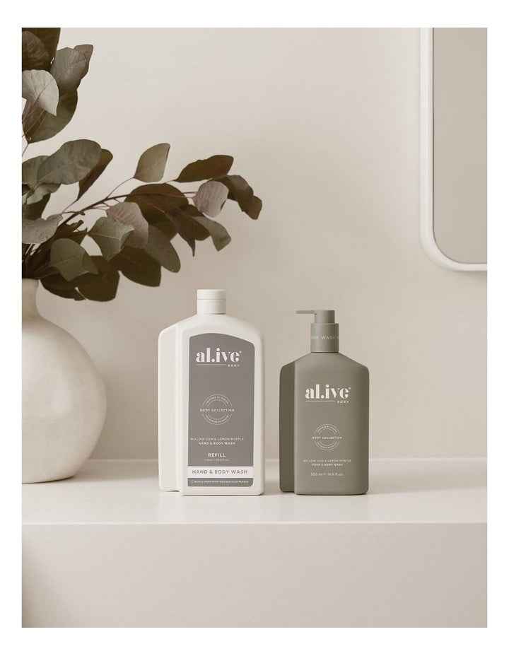 1Ltr Wash Refill - Willow Gum & Lemon Myrtle
