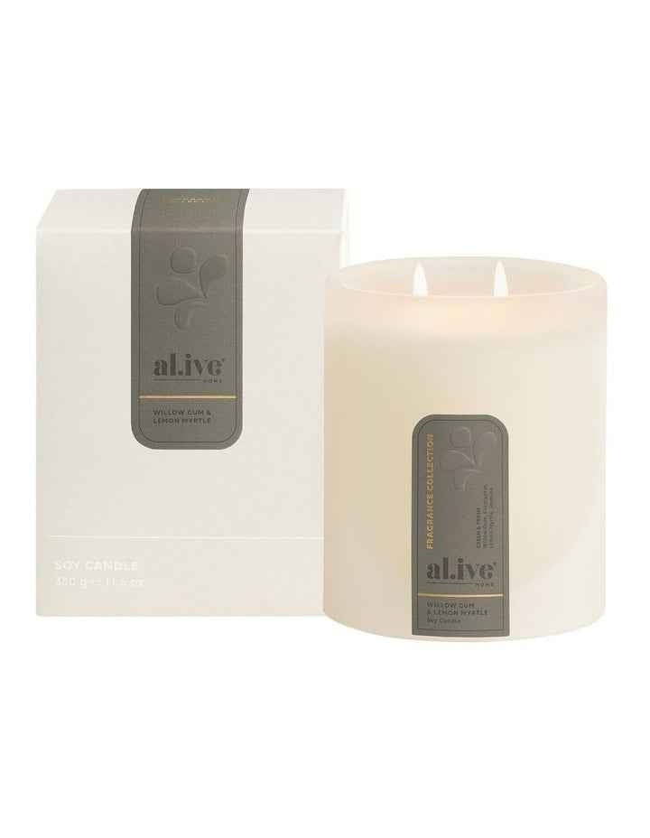 Soy Candle - Willow Gum & Lemon Myrtle 330g