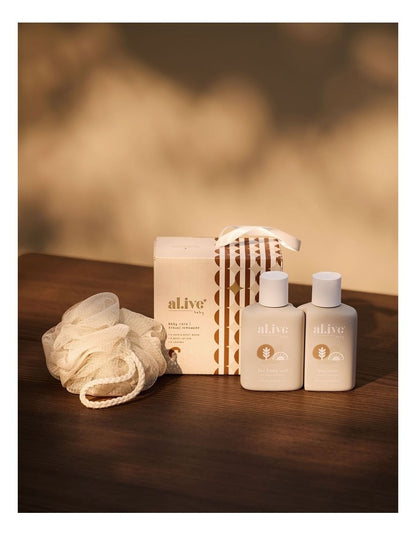Baby Care Travel Ornament in Calming Oatmeal