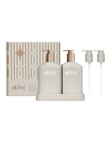 Bathroom Duo Bronze Edition in Sea Cotton & Coconut