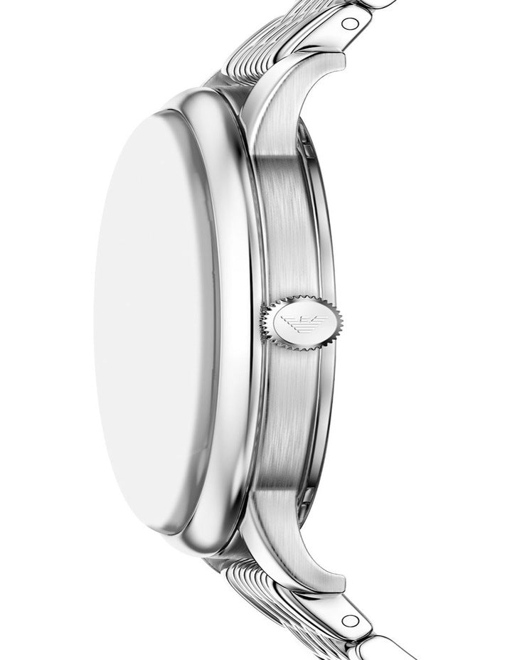 Emporio Armani Silver Watch Ar80087Set