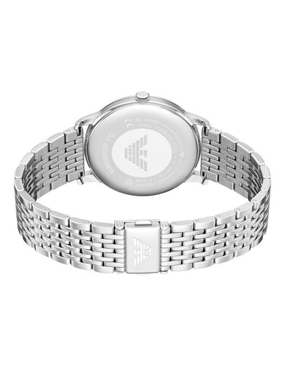 Emporio Armani Silver Watch Ar80087Set